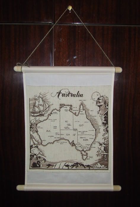 Карта Австралии. 