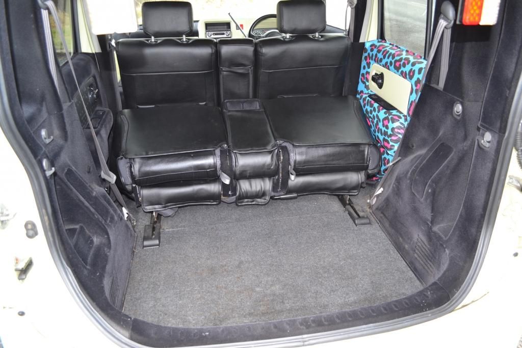 nissan cube rear seat removal