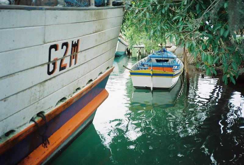 Fishing boats in Barra da Lagoa