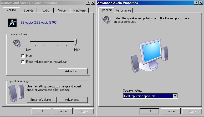 7 1 speaker setup. Video Card Driver Settings