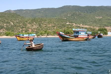 Buổi sáng trong lành tại Cà Ná