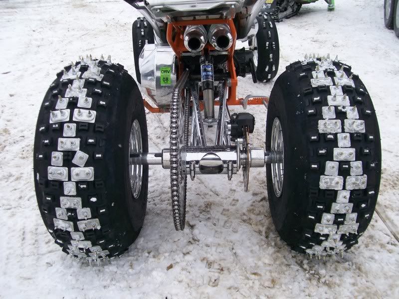 My ice tire setup Page 2 Kawasaki ATV Forum