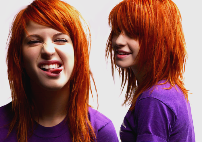 hayley williams hairstyle with bangs. hayley williams hairstyle with