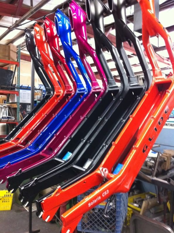 New Glide Production Frames
