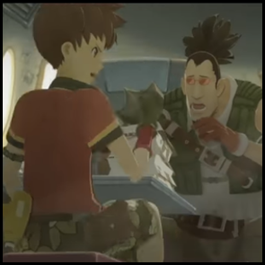 Unfortunately, this was the only picture of Tyger in the reel that cropped well.  Beck's in it too.  They're in the car and arguing over a map.  If you wanted a cool avatar of Tyger to use for an avatar, then this sizzle reel is not the place to find it.