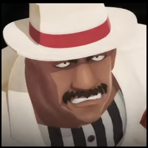 I have no idea who this guy is.  He's a black guy with a mustache in a white mobster suit.  He's probably a mobster.  He looks like the kind of guy Loken would put in his avatar if he ever came back.  I bet he has luxurious chest hair just the way Loken likes it.  
