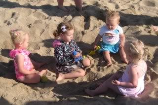 girls on the beach