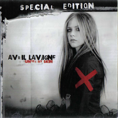 avril lavigne album cover under my skin. avril lavigne album cover