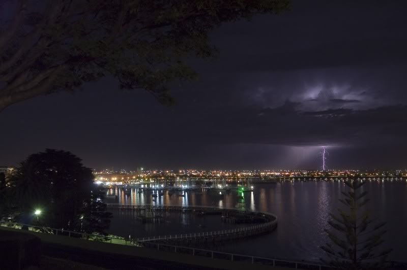Lightning over Geelong A.R.S.E.