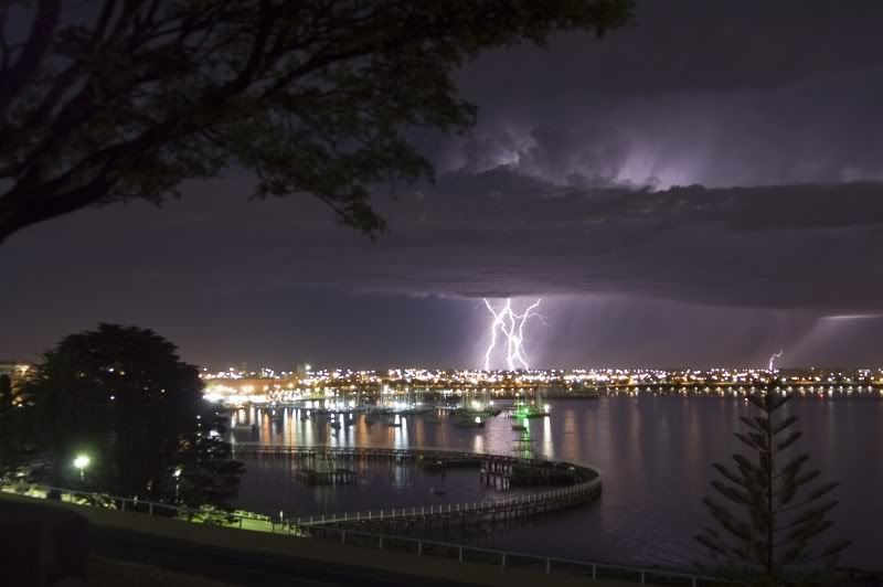 Lightning over Geelong A.R.S.E.