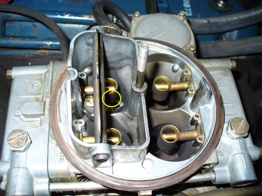 Holley 4160 accelerator pump adjustment