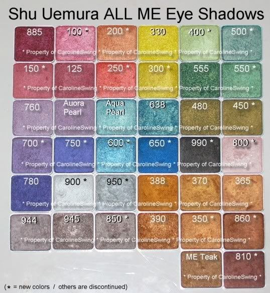 Shu Uemura ME Eye Shadows: Old &amp; New