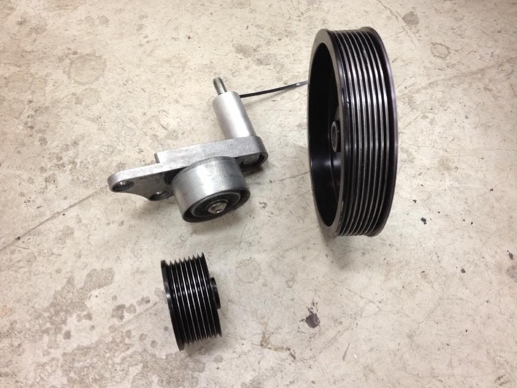ECS Fixed Idler and 8 Rib Pulleys CorvetteForum Chevrolet Corvette