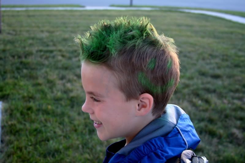 Liam on crazy hair day