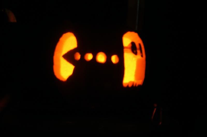 Pac Man pumpkin
