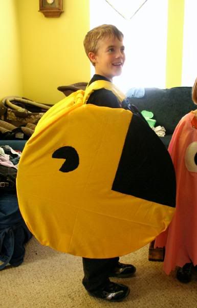 Liam as Pac Man