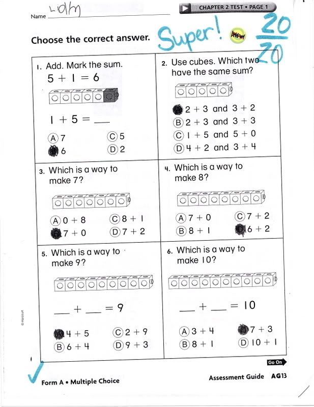 Kids Math Test