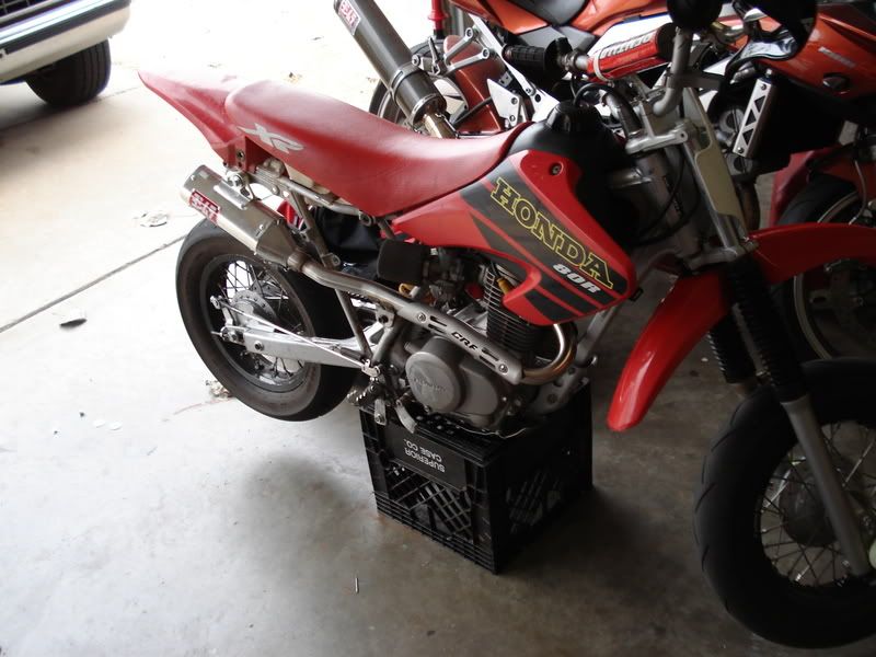 honda xr100 exhaust