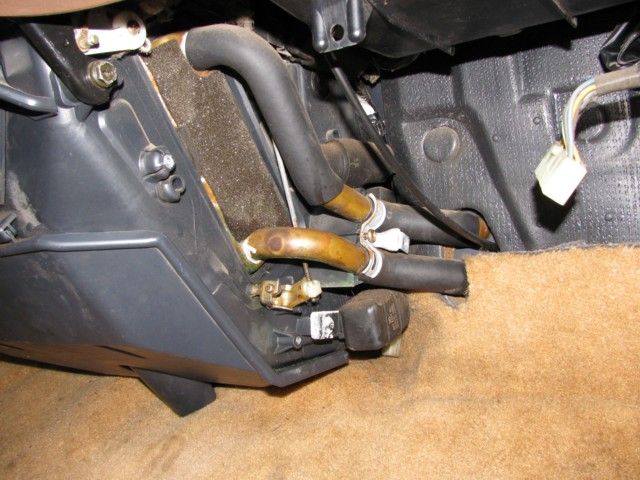 Toyota previa heater core removal
