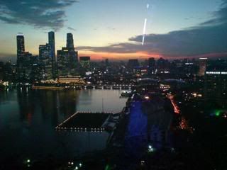 view from singapore flyer