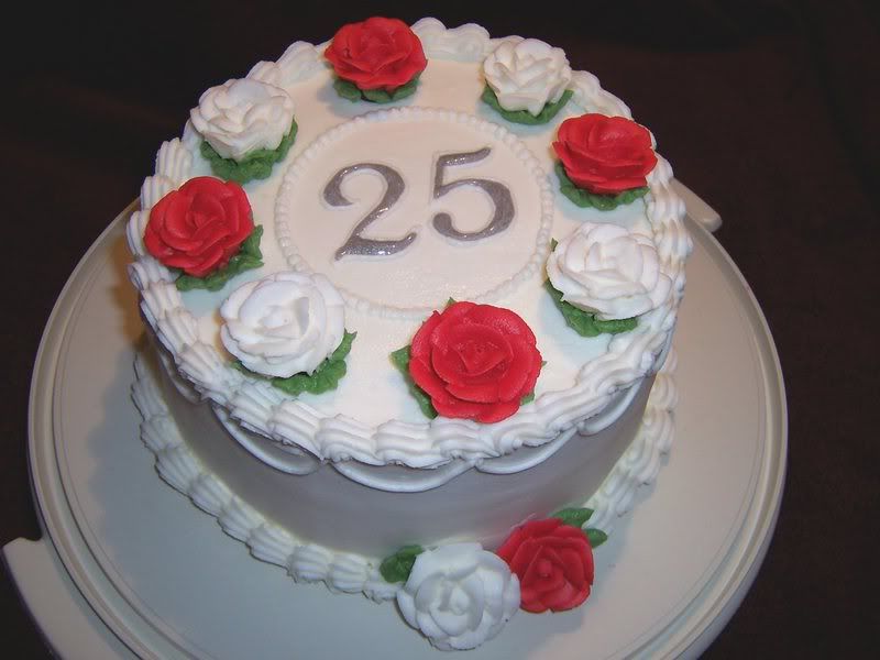 happy 25th anniversary 25 wedding anniversary cakes