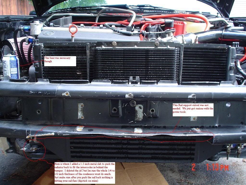 How Are You A/C Guys Running An Intercooler (MK3) VW Vortex