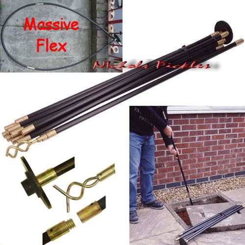 clearing drains with rods