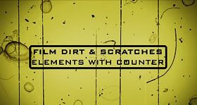 Film-Dirt-Scratches-Elements-with-Counter