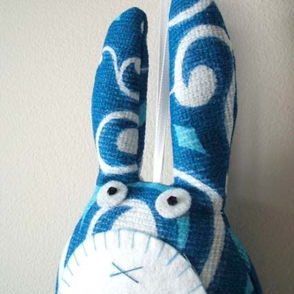 cobalt blue lavender bunny