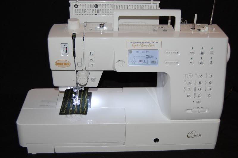 Baby Lock QUEST Quilter's Dream Sewing Machine eBay