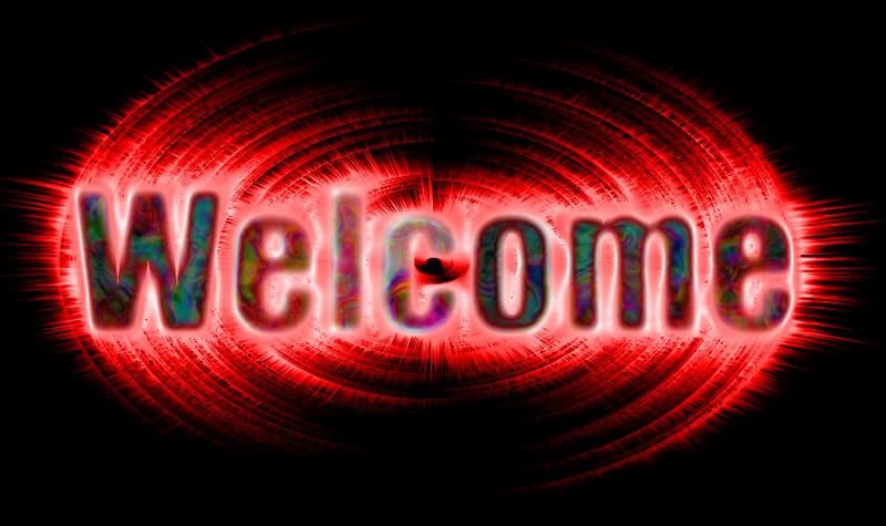 Red Welcome Background Image Graphics, Pictures, & Images for Myspace