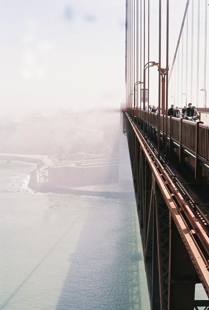 Golden Gate Bridge, Golden Gate Park, San Francisco, Fog, Photography, Contax G2, Contax G2 28mm lens, Contax G2 45mm lens, Ocean, Ocean Beach, Film, 35mm film, photo Bridge2_zpsffcefc69.jpg
