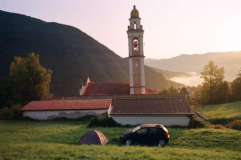 Italy, Camping, Road trip, Contax G2, Film, 35mm, Florence, Trains, Church, Sunrise, Summer, photo Campspot03_zpsnlr6uwkz.jpg