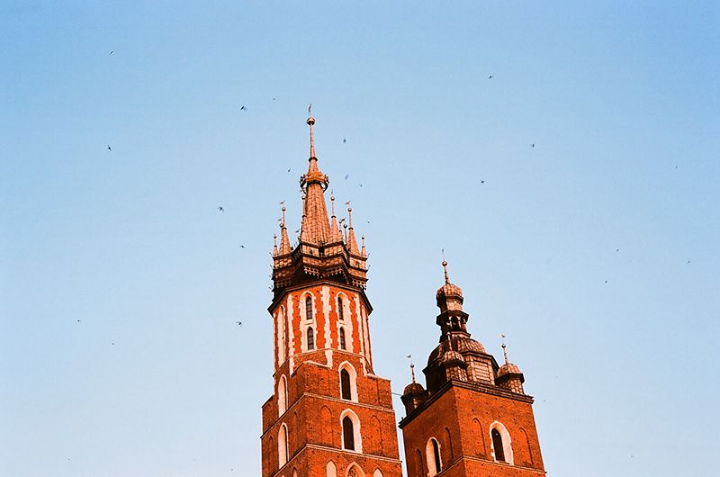 Poland, Krakow, Contax G2, Photography, 35mm, 35mm film, Church, Buildings, Rooftops, Vines, photo Rooftops3_zpscccc0e63.jpg