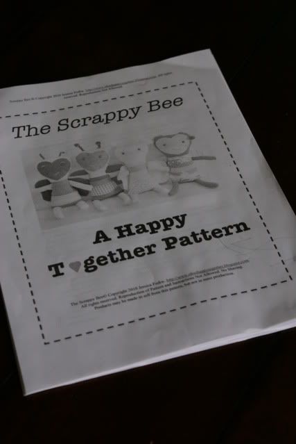 Scrappy Bee pattern