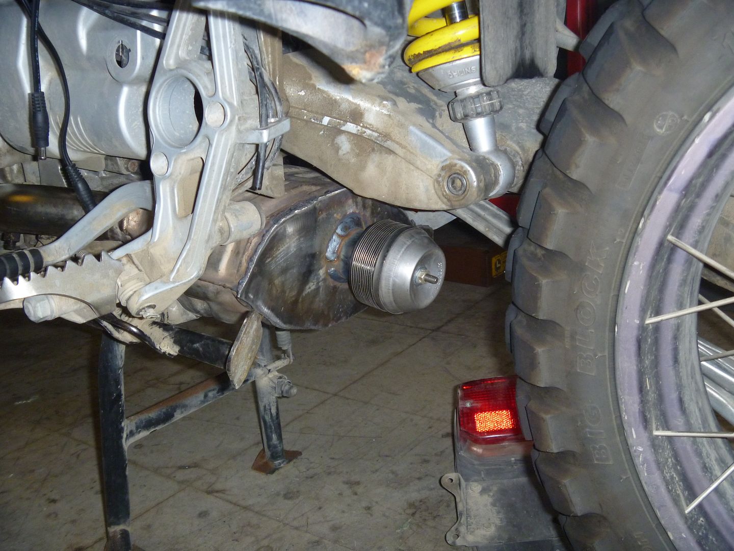 SuperTrapp permanent baffles Adventure Rider