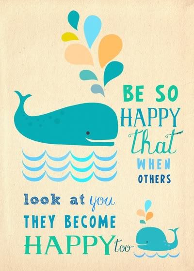 Happy Poster Whale