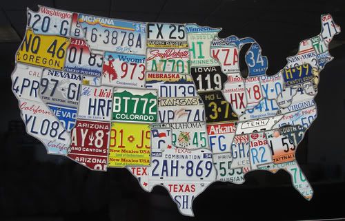 license plate maps