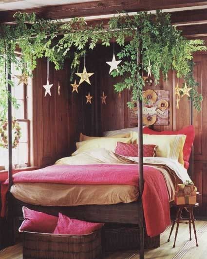 woodsy canopy bed