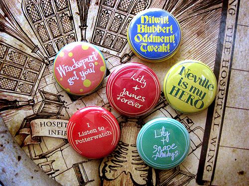 harry potter buttons
