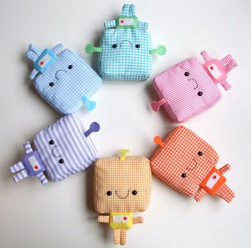 cute robot stuffed animals