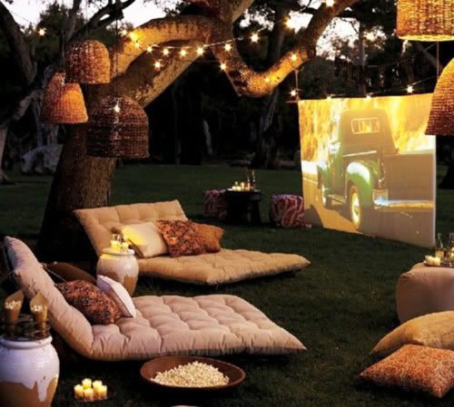 outdoor movie theatre