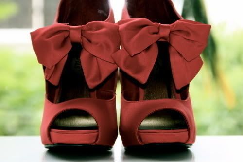 Red Bow Shoes