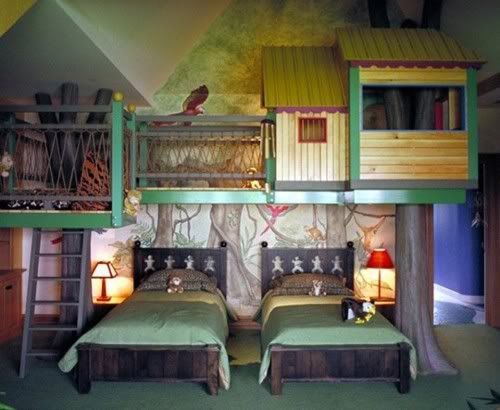treehouse kids bedroom