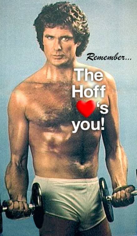 Hoff came out of the mech closet when he was caught in a bukakke session with KITT in the Castro in late 1993