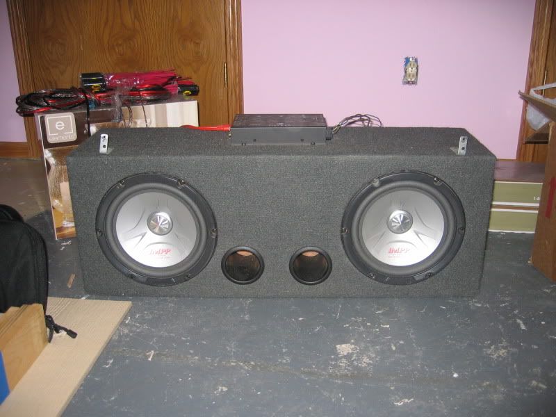 Subwoofer box with 2 10" Pioneer Subs, Amp & Crossover Toyota FJ Cruiser Forum