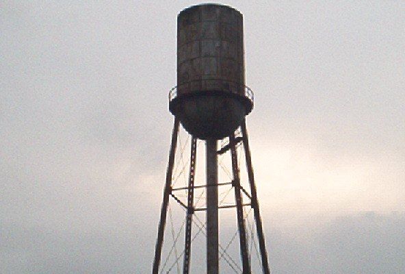 The dreaded Selma water tower