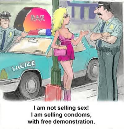 I am not selling sex!