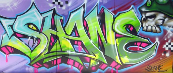 shane in graffiti