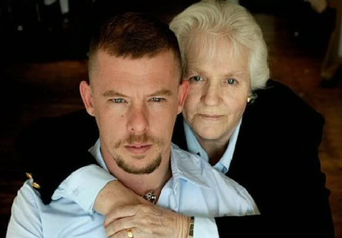 Alexander McQueen &  Mother by Unknown